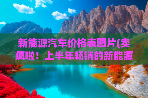 新能源汽车价格表图片(卖疯啦！上半年畅销的新能源车盘点，买车记得看看，几万元就可以)
