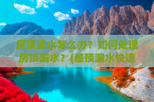 房顶漏水怎么办？如何处理房顶漏水？(屋顶漏水快速修复指南：三步轻松搞定，告别烦恼！)