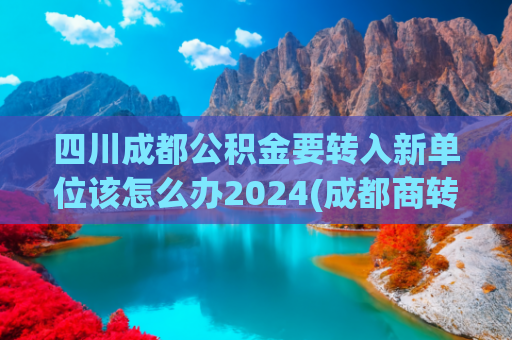 四川成都公积金要转入新单位该怎么办2024(成都商转公政策有效期是多久？回复来了)