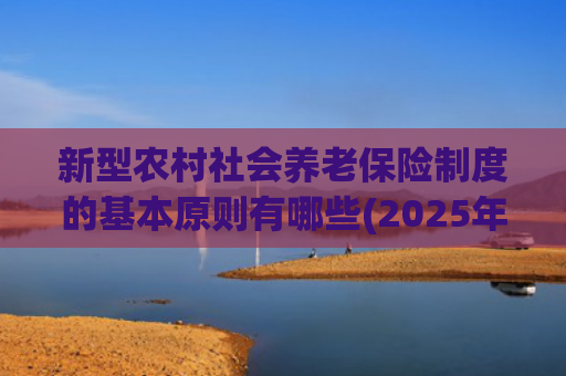 新型农村社会养老保险制度的基本原则有哪些(2025年农村养老保险缴纳选择哪个档次合算？缴满15年不用缴了吗)