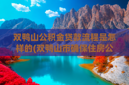 双鸭山公积金贷款流程是怎样的(双鸭山市确保住房公积金覆盖率实现新突破)