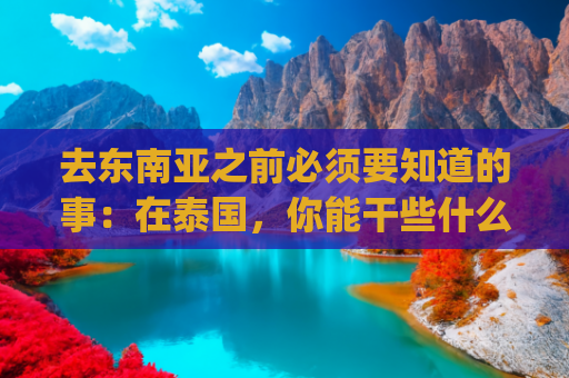 去东南亚之前必须要知道的事：在泰国，你能干些什么？(东南亚电商还是蓝海吗？新手入局的三个活下去法则)