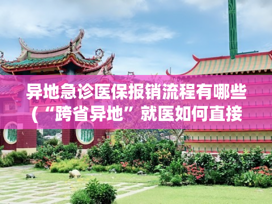 异地急诊医保报销流程有哪些(“跨省异地”就医如何直接报销？官方教程手把手教你线上操作)