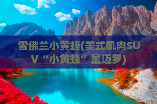 雪佛兰小黄蜂(美式肌肉SUV“小黄蜂”星迈罗)