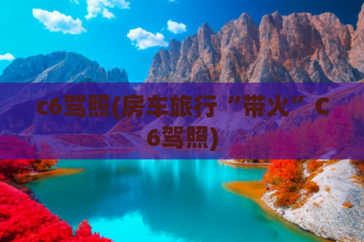 c6驾照(房车旅行“带火”C6驾照)