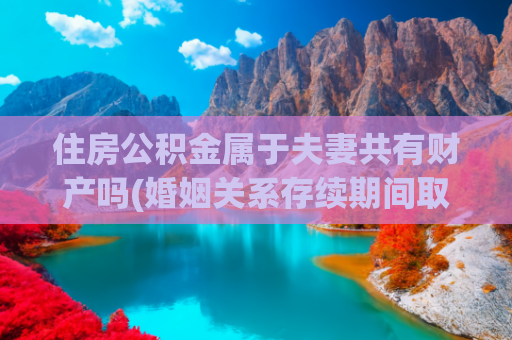 住房公积金属于夫妻共有财产吗(婚姻关系存续期间取得的住房公积金、住房补贴是夫妻共同财产吗？)