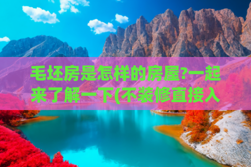 毛坯房是怎样的房屋?一起来了解一下(不装修直接入住！毛坯房成了当代年轻人新宠！省钱还是跟风？)