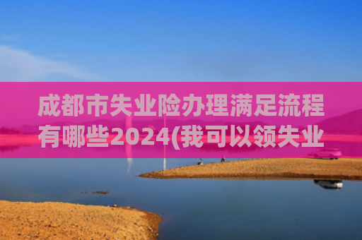 成都市失业险办理满足流程有哪些2024(我可以领失业金吗？条件在这儿，按规定参保＋非自愿离职就行)