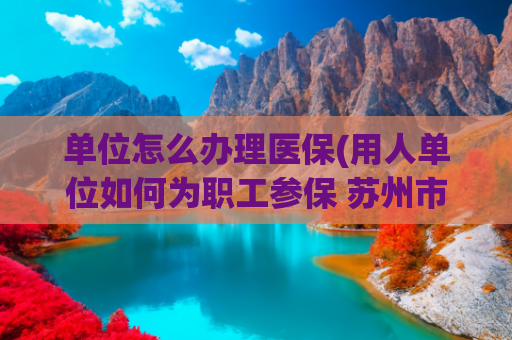 单位怎么办理医保(用人单位如何为职工参保 苏州市医保局相关热点答疑来了)