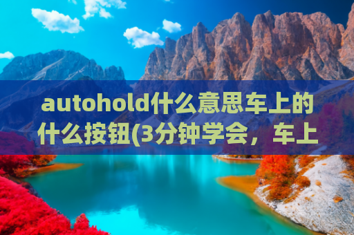 autohold什么意思车上的什么按钮(3分钟学会，车上的那些AUTO按键到底怎么用？)