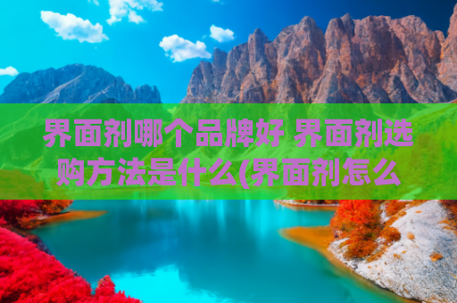 界面剂哪个品牌好 界面剂选购方法是什么(界面剂怎么选)