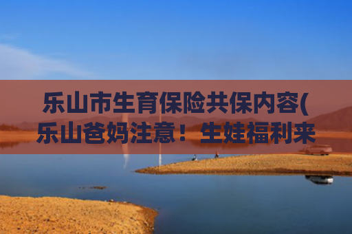 乐山市生育保险共保内容(乐山爸妈注意！生娃福利来啦！二十条措施助你轻松养娃！建议收藏)