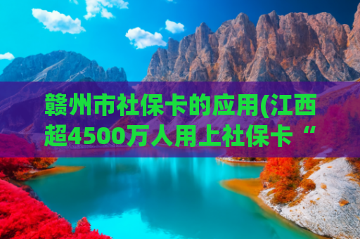 赣州市社保卡的应用(江西超4500万人用上社保卡“一卡通”)